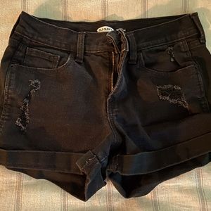 Old navy size 4 black jean shorts